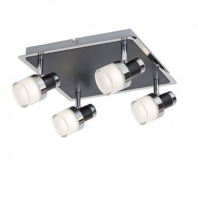 Lustra / Plafoniera LED cu 4 spoturi pentru baie IP44 Harold