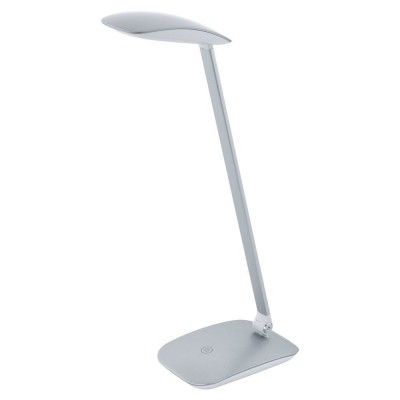 Veioza LED, lampa de birou dimabila design modern CAJERO argintiu