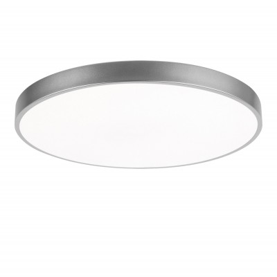 Plafoniera LED design slim Tesia argintiu 36W