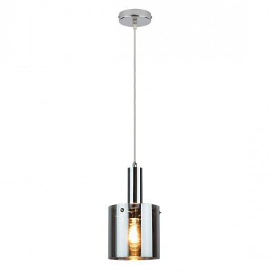 Pendul design modern Donati crom/fumuriu