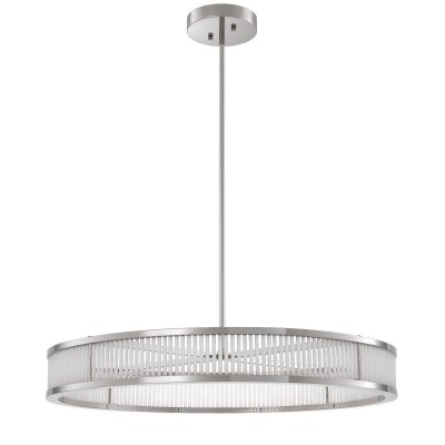 Lustra LED dimabila suspendata design elegant Thibaud L, nickel