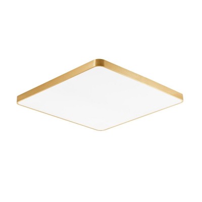 Plafoniera LED moderna SIERRA auriu, 80x80cm