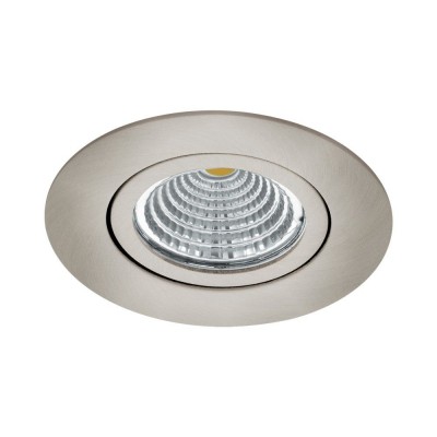 Spot incastrabil LED dimabil, directionabil SALICETO, diametru 8,8cm, 2700K