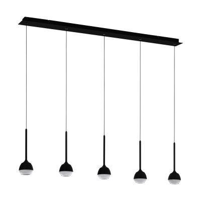 Lustra cu 5 pendule LED dimabil design modern NUCETTO