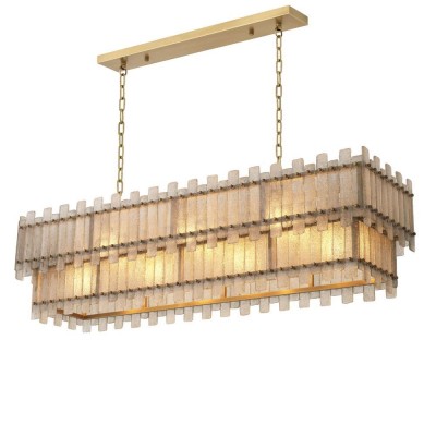 Lustra suspendata design LUX Caprera Rectangular, alama antica