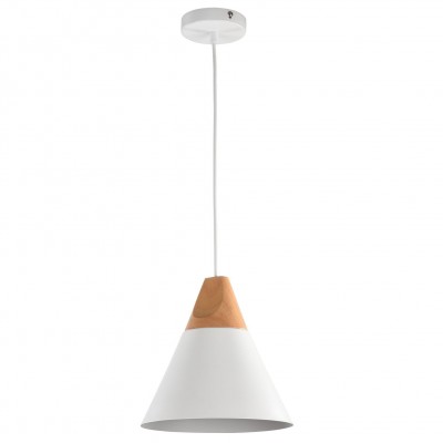 Pendul design modern Bicones alb 22