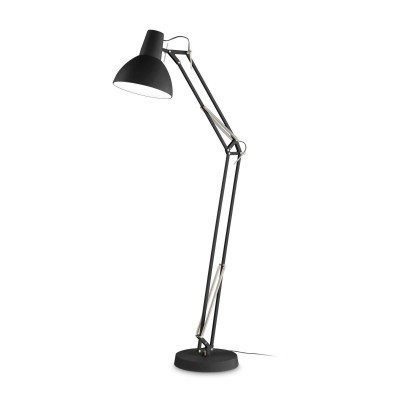 Lampa de podea cu brat articulat WALLY PT1 TOTAL BLACK