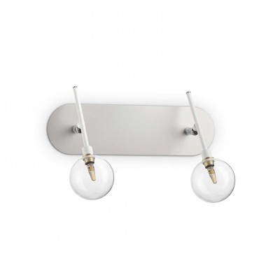 Aplica de perete design modern MARACAS AP2 BIANCO