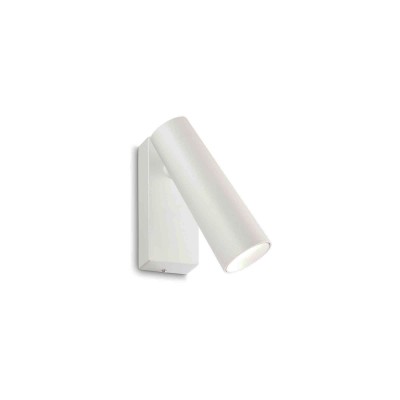 Aplica de perete cu spot LED directionabil PIPE AP BIANCO