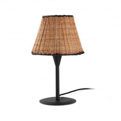 Veioza / Lampa de masa design natural din ratan SUMBA