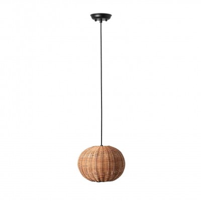 Lustra / Pendul suspendat design natural din ratan HAKA 25cm