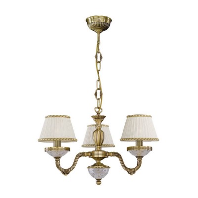 Candelabru din alama 3 brate design italian 6402