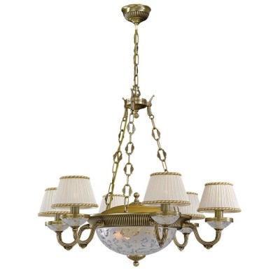 Candelabru din alama 6 brate design italian 6402