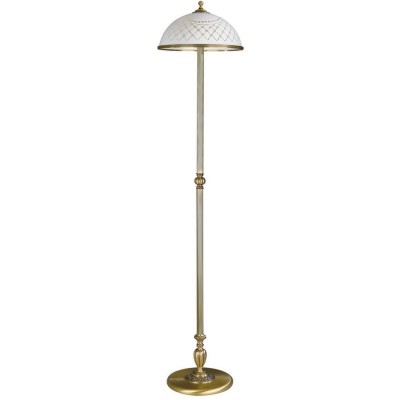 Lampadar clasic design italian din alama, sticla 7002