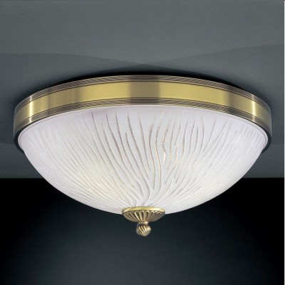 Plafoniera clasica design italian din alama, sticla 5650