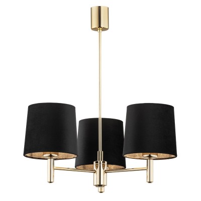 Candelabru modern design elegant PONTE 3L negru