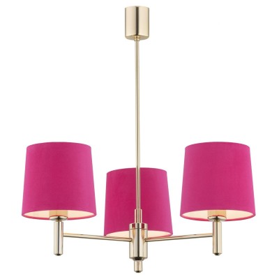 Candelabru modern design elegant PONTE 3L roz