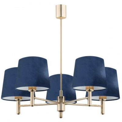 Candelabru modern design elegant PONTE 5L bleumarin