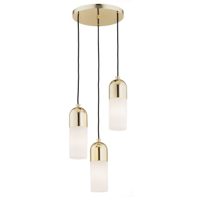 Lustra cu 3 Pendule design modern BURGOS alama