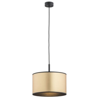 Lustra / Pendul modern KARIN negru/auriu