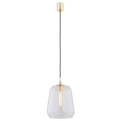 Lustra / Pendul modern design scandinav IRUN Ø25cm transparent