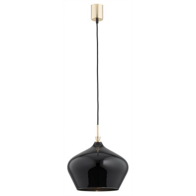 Lustra / Pendul modern design scandinav IRUN Ø30cm negru