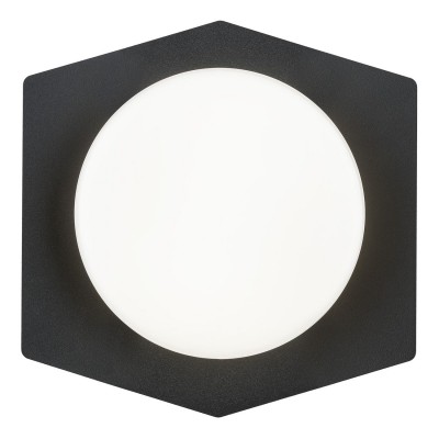 Aplica LED de perete/tavan design modern CELIA neagra