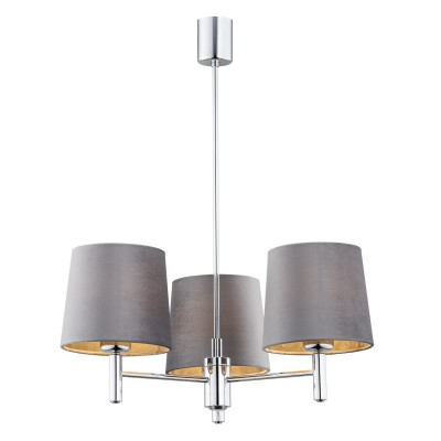 Candelabru modern design elegant BOLZANO 3L gri