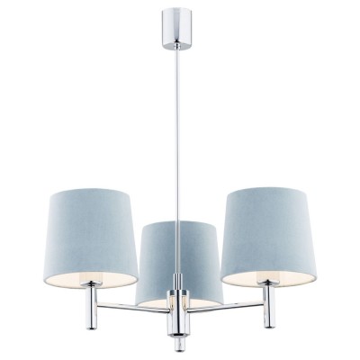 Candelabru modern design elegant BOLZANO 3L albastru