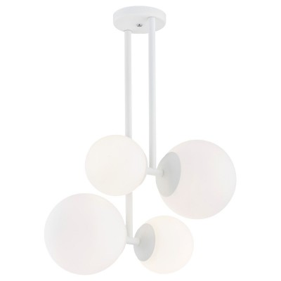 Lustra aplicata design modern ASPEN alba