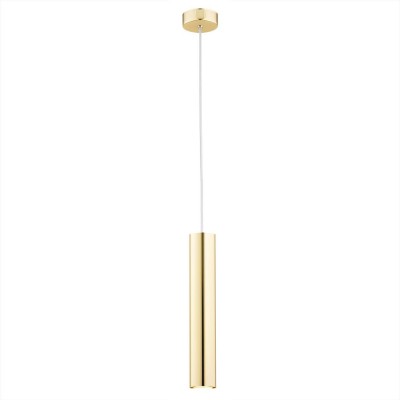 Pendul modern design tubular GOMERA auriu