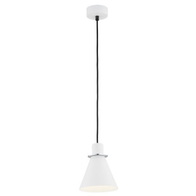 Pendul modern design retro Beverly alb/crom