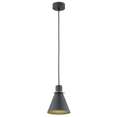 Pendul modern design retro Beverly negru/crom