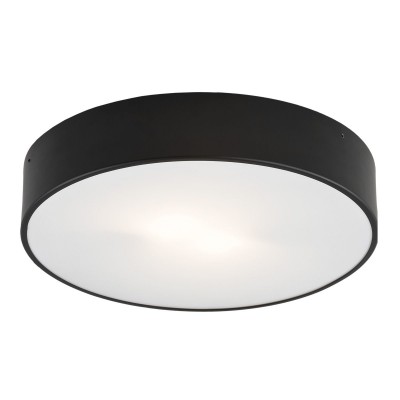 Plafoniera XL moderna design circular DARLING 60cm negru