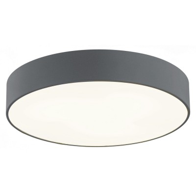 Plafoniera moderna design circular DARLING 45cm gri