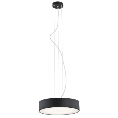 Lustra LED suspendata design circular DARLING 35cm negru