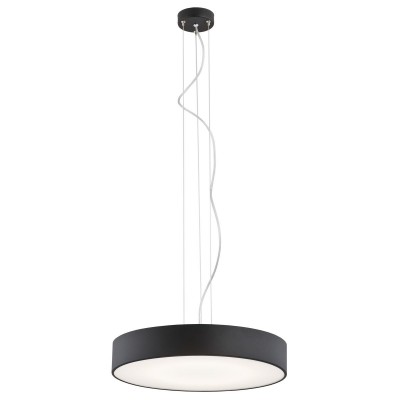 Lustra LED suspendata design circular DARLING 45cm negru