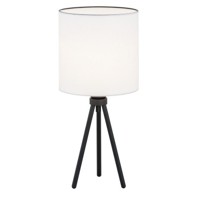 Lampa de masa cu trepied design elegant HILARY alba 