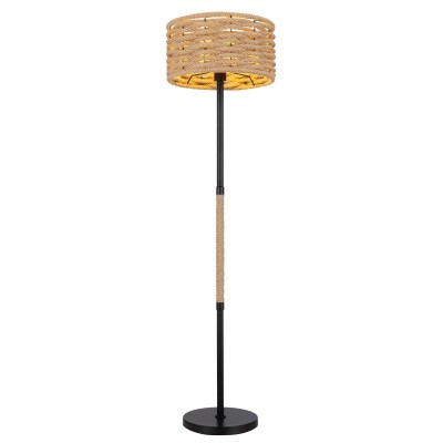 Lampadar de podea stil rustic natural HALIA 