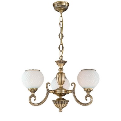 Candelabru din alama cu 3 brate design italian 8450