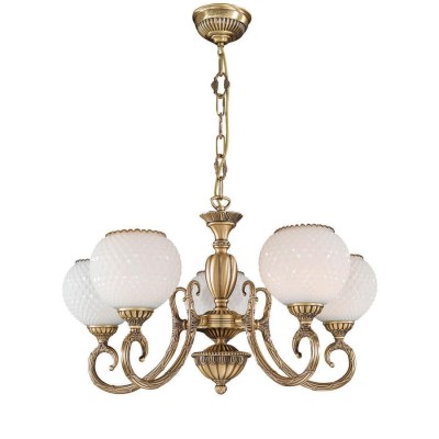 Candelabru din alama cu 5 brate design italian 8450