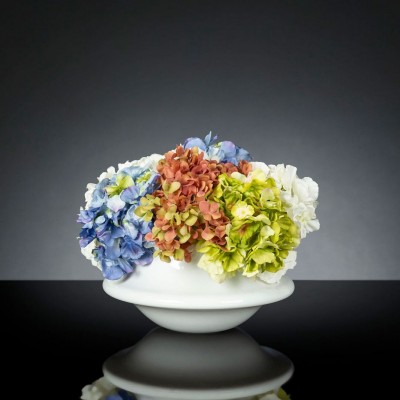 Aranjament floral mediu design LUX ATOLLO HYDRANGEA