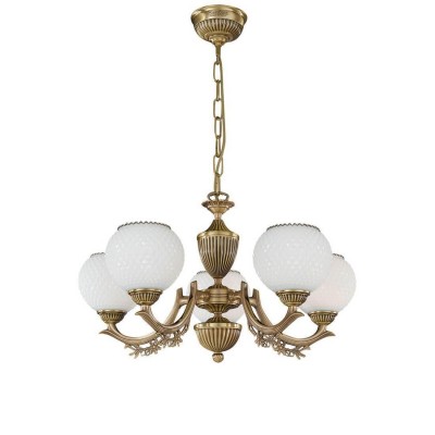 Candelabru din alama cu 5 brate design italian 8650