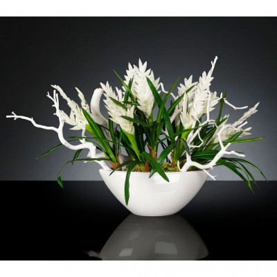 Aranjament floral mediu design LUX SHIP BROMELIA