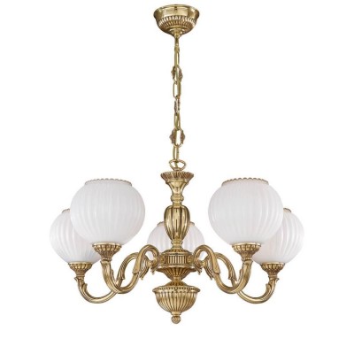 Candelabru din alama cu 5 brate design italian 9350