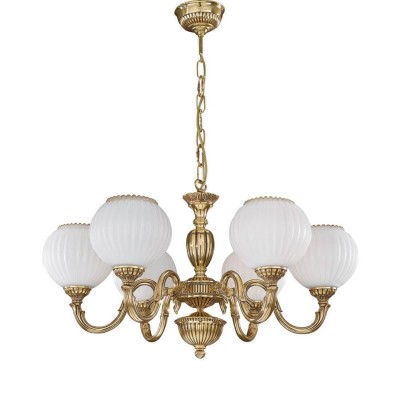 Candelabru din alama cu 6 brate design italian 9350