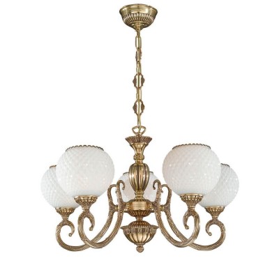 Candelabru din alama cu 5 brate design italian 8550