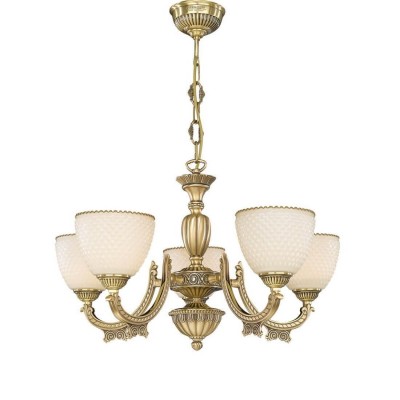 Candelabru din alama cu 5 brate design italian 7055