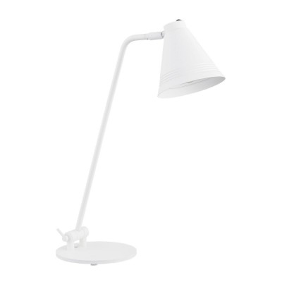 Veioza, lampa de masa design modern AVALONE alb