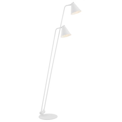 Lampadar cu 2 brate design modern AVALONE alb